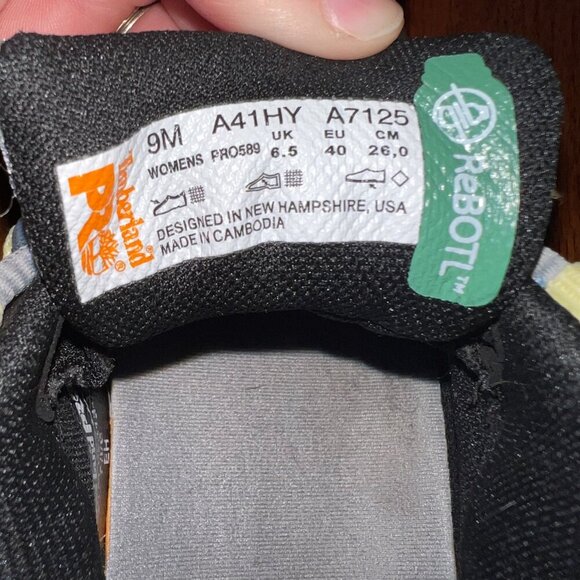 Timberland Women's Radius Composite Toe Work Sneaker Size 9Medium - Picture 7 of 7